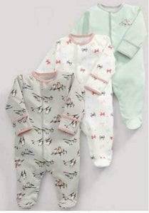 Winter Warm Baby Rompers (3/pack) - Mindful Yard