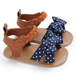 Mindful Yard Sandals & Clogs Blue / 13-18M Fashionable Baby Girls Bow Sandals