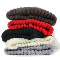 Children's Warm Fur Pom Pom Winter Hats.