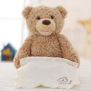 Mindful Yard Stuffed & Plush Animals Bear Cute Plush Musical Peek-A-Boo Toy Stuffed Animals