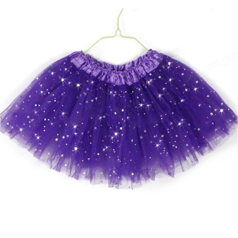 Mindful Yard tutu Dark Purple / Standard Girl's Beautiful Ballerina Tutu Dress