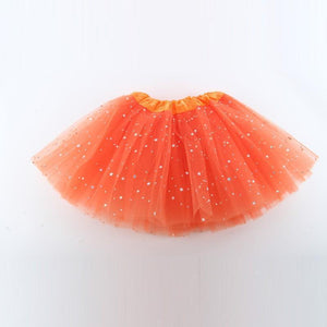Mindful Yard tutu Orange / Standard Girl's Beautiful Ballerina Tutu Dress